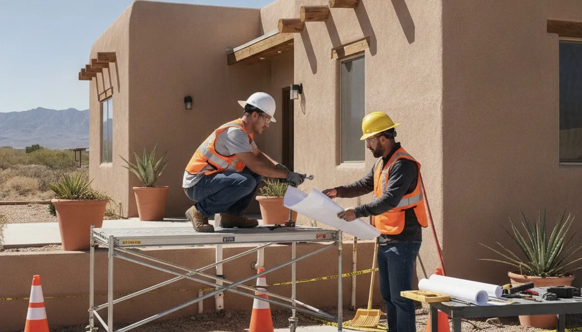 Plumber repairing pipe leak in El Paso, TX for reliable plumbing service