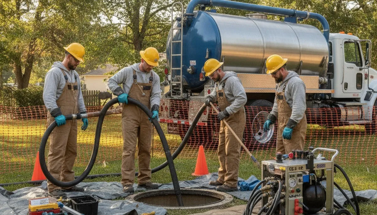 Septic tank cleaning service for El Paso, TX homes by On Call Plumbers