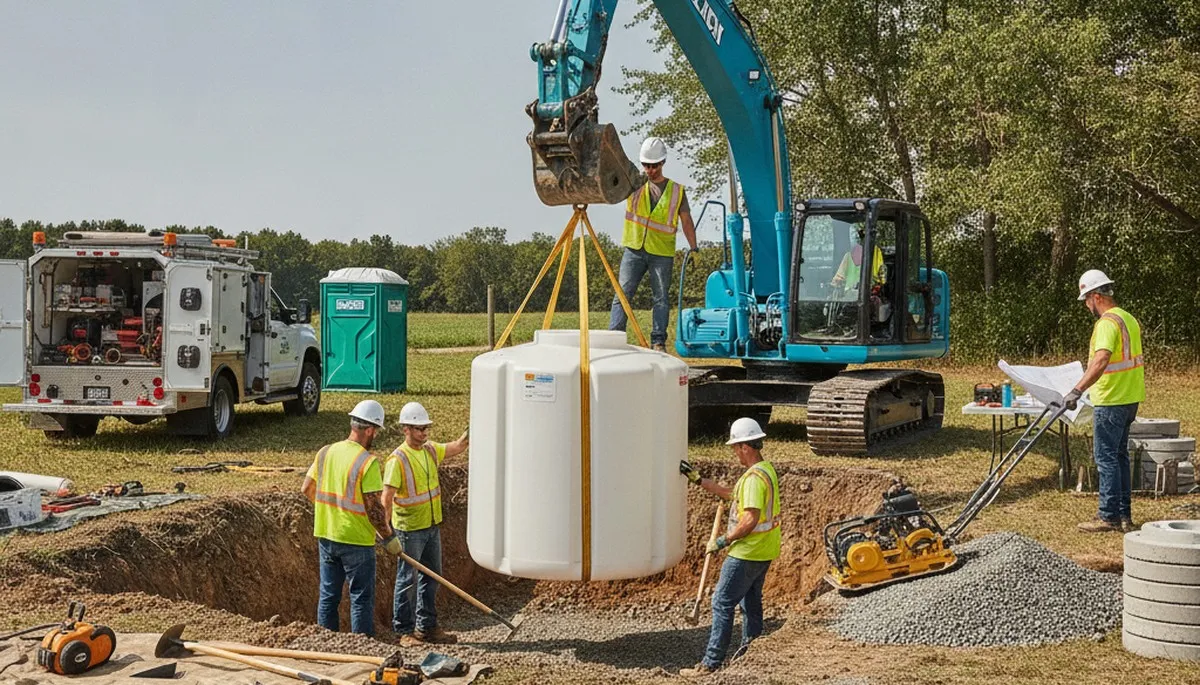 Septic tank installation in El Paso, TX for homes by On Call Plumbers