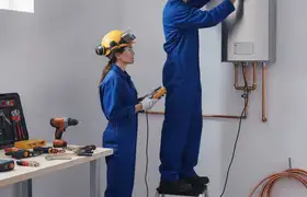 Tankless water heater service in El Paso, TX by On Call Plumbers